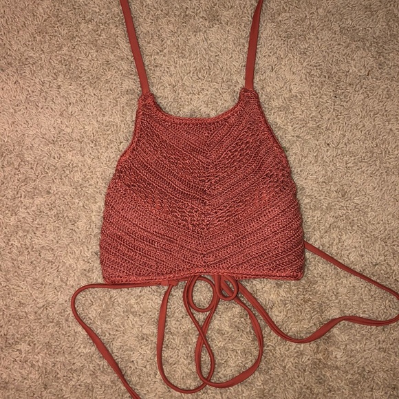 target Other - Target rust color high neck bikini top